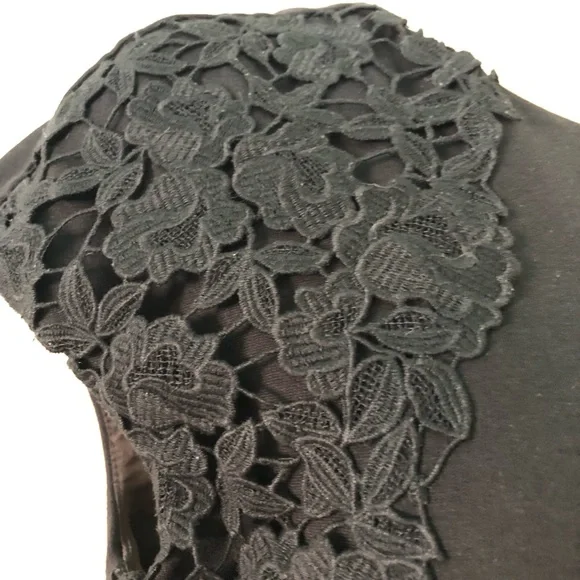 Ted Baker London Fitted Black Lace Mini Dress Size 1 (US 4) - Picture 14 of 15